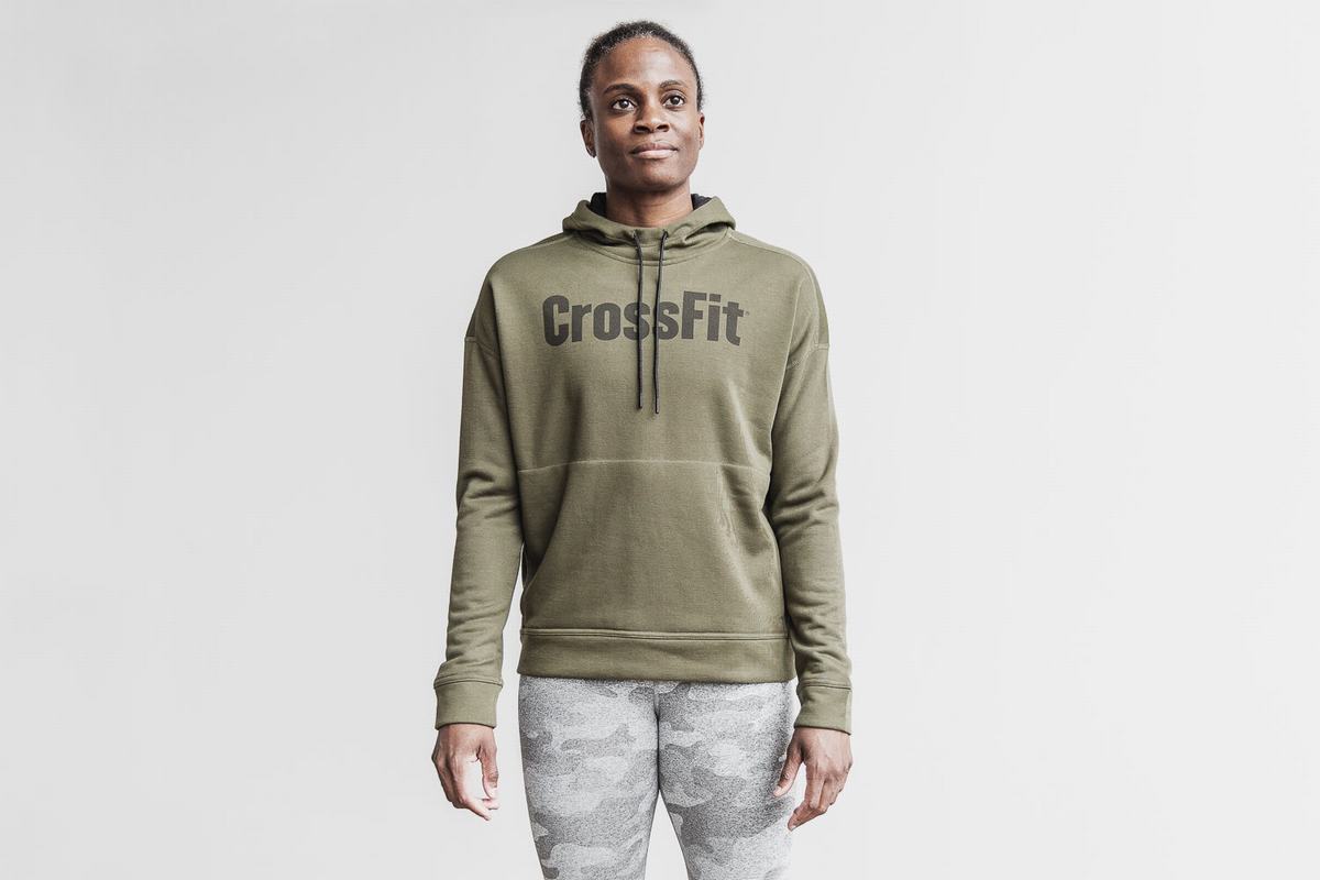 Nobull Crossfit® Women\'s Hoodie Green | Australia (CM4731)